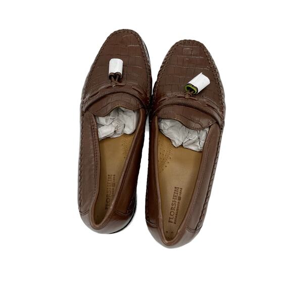 Florsheim Men's Pisa Moc Toe Tassel Loafer in Cognac Size 9.5D - Picture 5 of 8